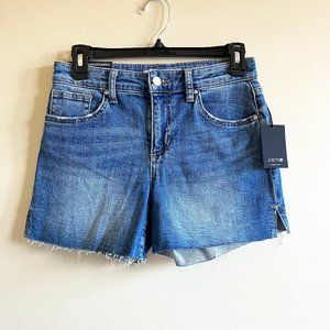 NEW Joe’s Jeans Shorts Easy Blue Mid Rise‎ Cut Off Size 24 Blue NWT Denim